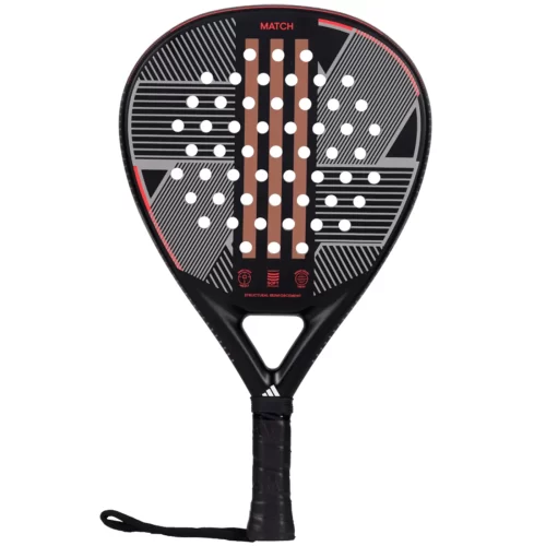 Pala Padel Adidas Match 3.3 Black/Red 2024