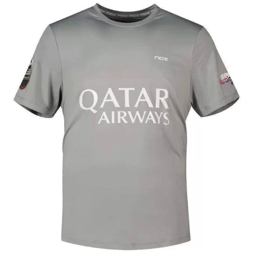 Camiseta NOX Sponsor Agustin Tapia Gris