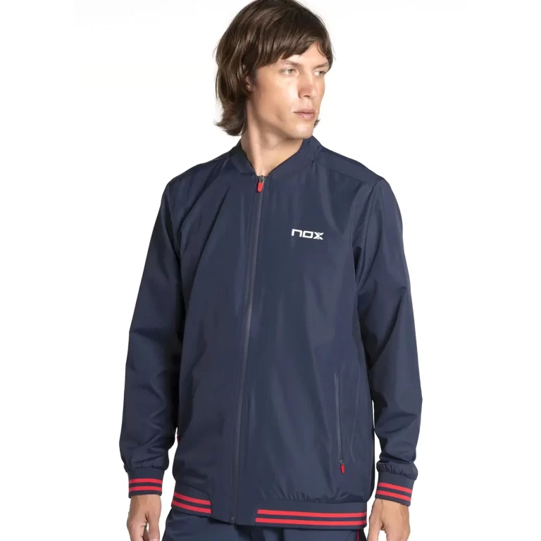 Men's Windbreaker Jacket PRO Blue - Red Image 5