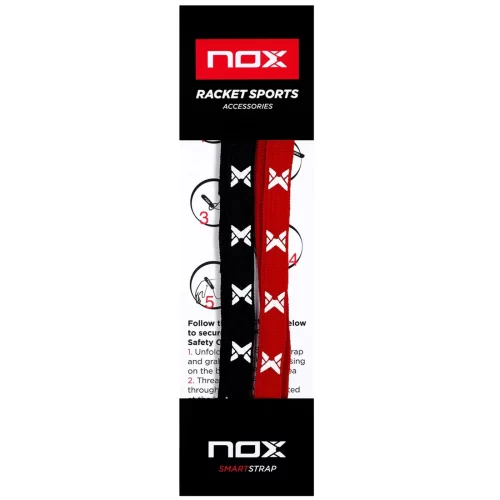 Pack 2 Cordones NOX Smartstrap Luxury Rojo/Negro