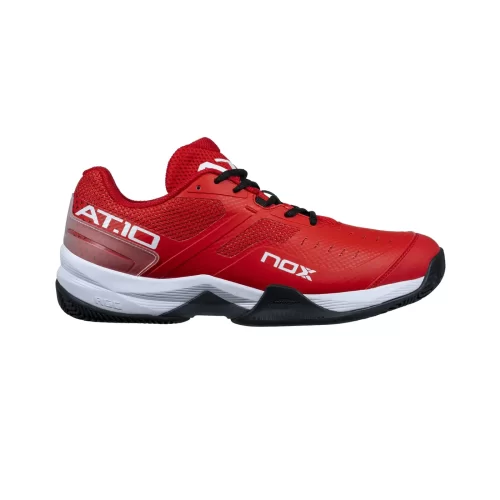 Zapatillas Padel NOX AT 10 Fiery Rojo/Negro
