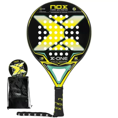 Pala Padel NOX X-ONE Amarillo/Verde 2023