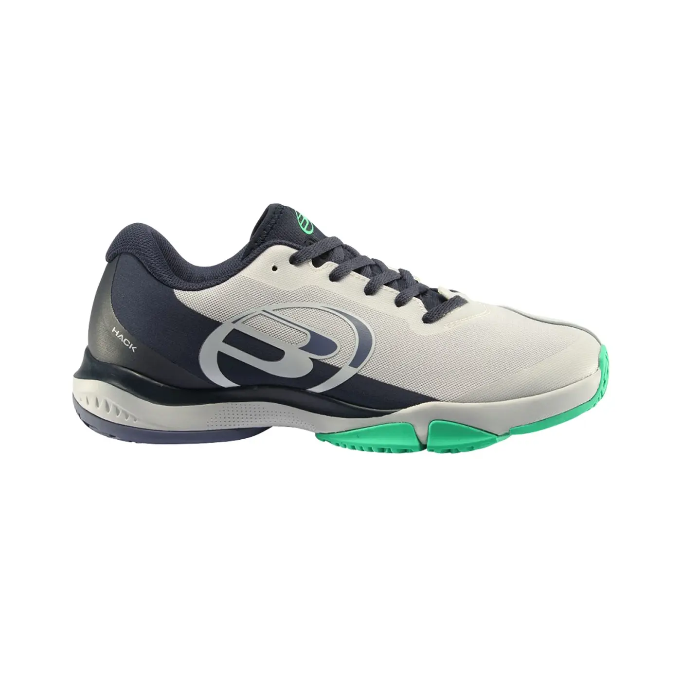 ZAPATILLA BULLPADEL HACK HYBRID FLY 23I GRIS CLARO iMAGE 4