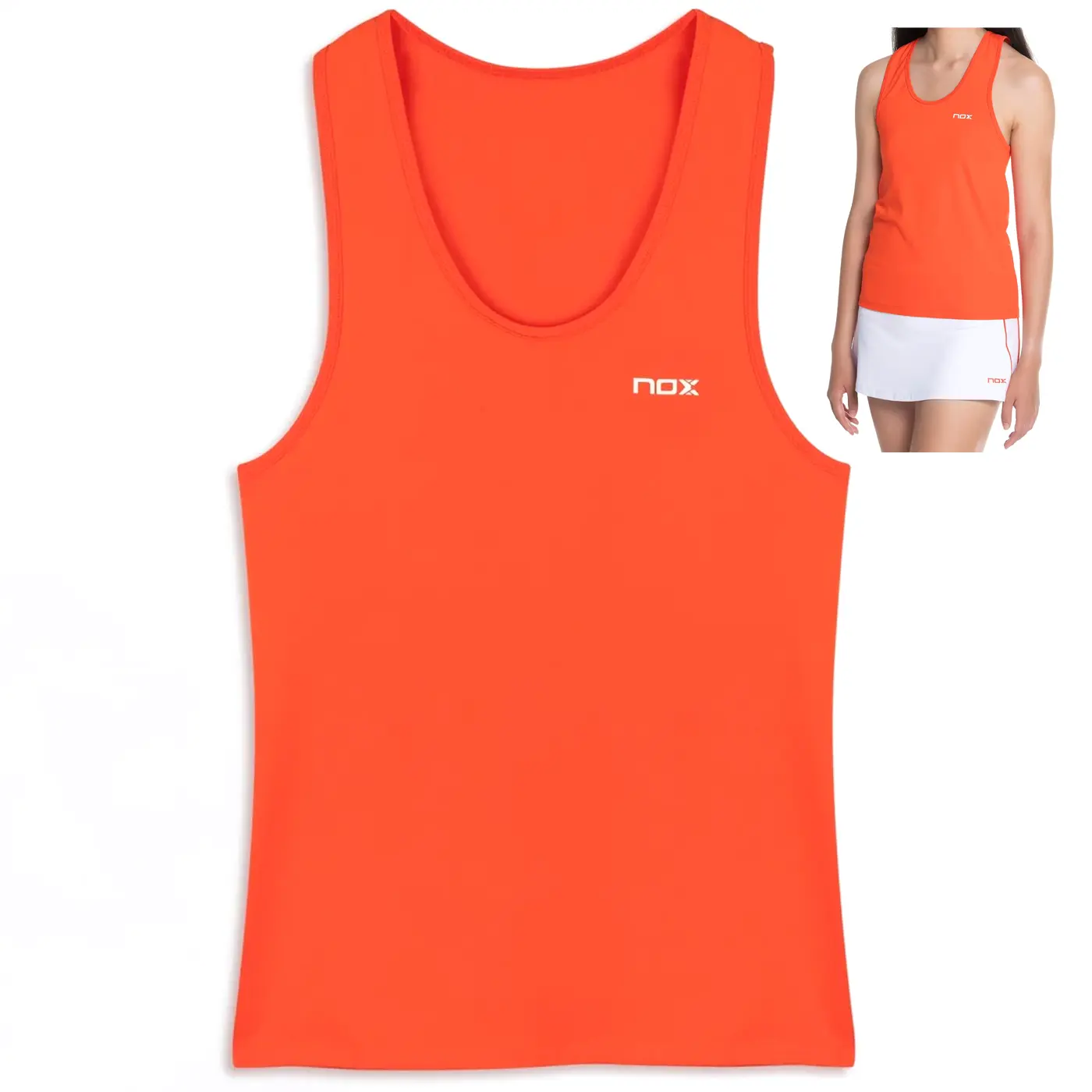 NOX Padel Team Women Tank Top Red Padel Spain Image 1