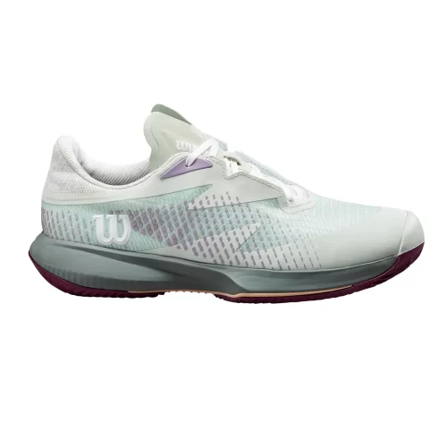 Wilson Kaos Swift 1.5 Clay Women's Padel Tennis Shoes Opal Blue Stormy Sea Phlox Image 2