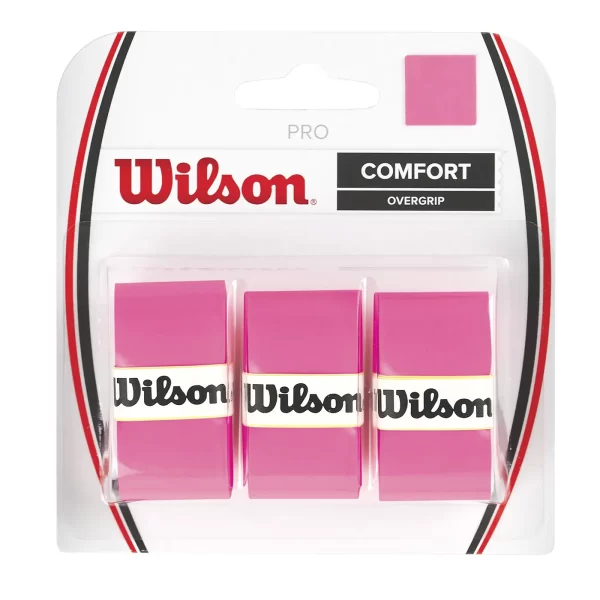 Wilson Padel Pro Pink Overgrip Pack De 3