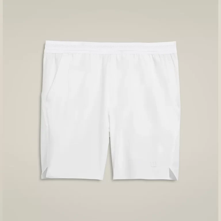 Wilson TOURNAMENT 7in Men's Padel Shorts White Image 1