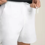 Wilson TOURNAMENT 7in Men's Padel Shorts White Image 2