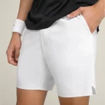 Wilson TOURNAMENT 7in Men's Padel Shorts White Image 3