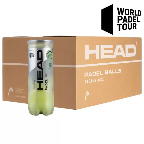 HEAD PRO Padel Balls box Can Of 3 image 3
