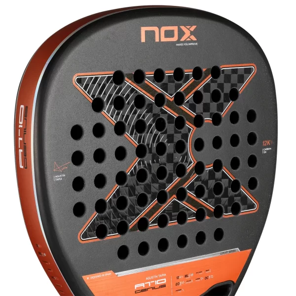 NOX AT10 Attack 12K Alum Agustin Tapia 2025 Padel Racket 08