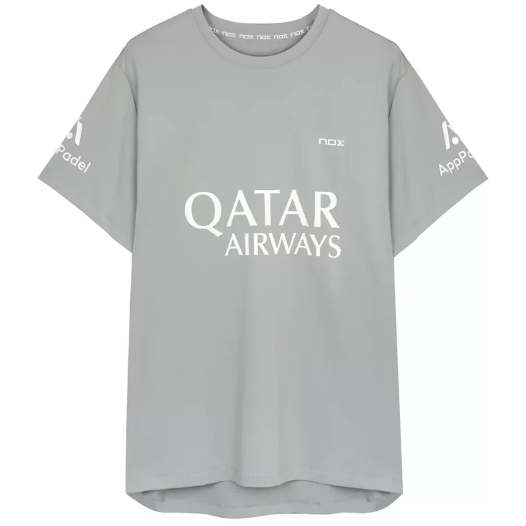 NOX Sponsors Agustin Tapia AT10 Padel T-Shirt Grey 01