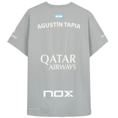 NOX Sponsors Agustin Tapia AT10 Padel T-Shirt Grey 03