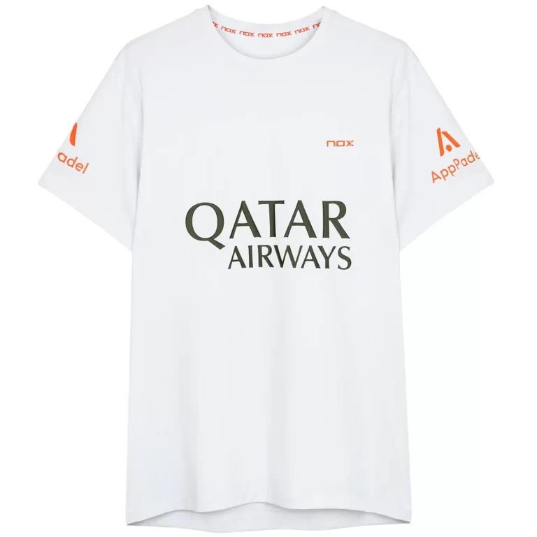 NOX Sponsors Agustin Tapia AT10 Padel T-Shirt White 02