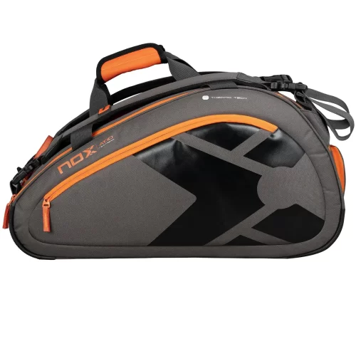 NOX AT10 Team Padel Racket Bag Grey Orange 002