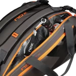 NOX AT10 Team Padel Racket Bag Grey Orange 04