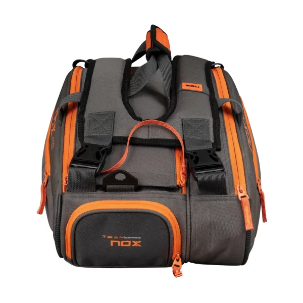 NOX AT10 Team Padel Racket Bag Grey Orange 08