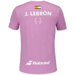 BABOLAT Padel Crew Neck Tee Juan Lebrón Men Pink 01