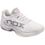 NOX AT10 LUX 2025 Padel Shoes White Grey 02