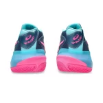 ASICS Gel-Resolution X Padel Shoes Mako Blue Hot Pink 04