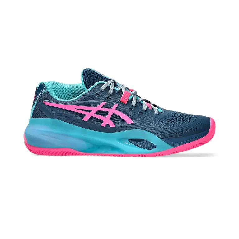 ASICS Gel-Resolution X Padel Shoes Mako Blue Hot Pink 08