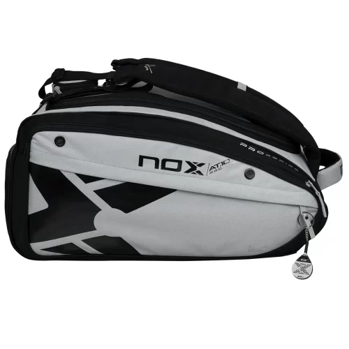 NOX AT10 Competition XL Compact Padel Bag Gris Negro 01
