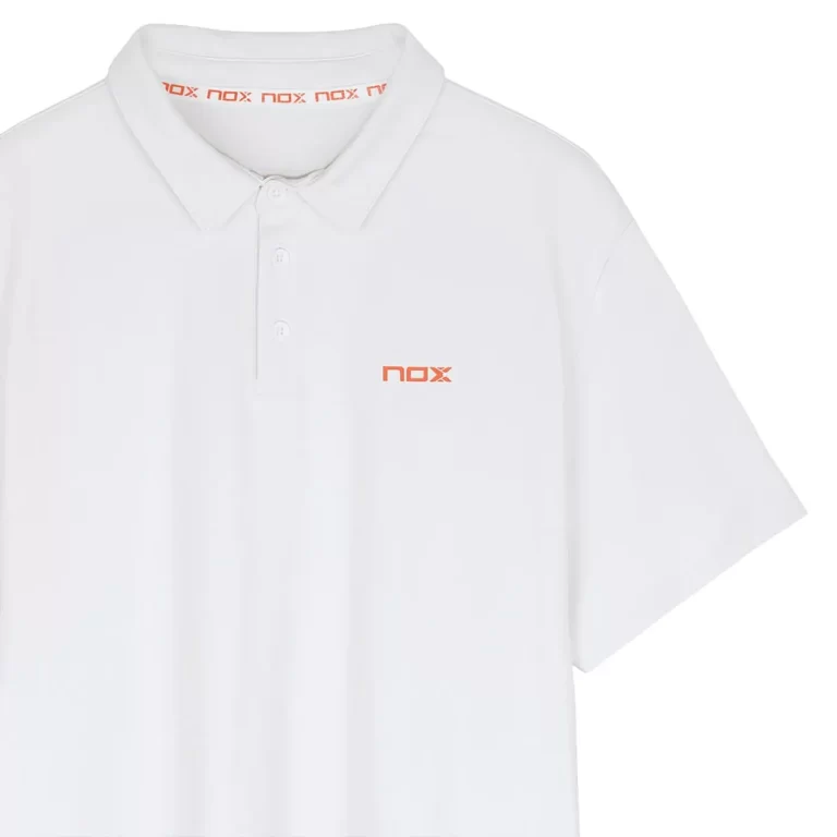 NOX Padel Polo Shirt Team Regular White 01