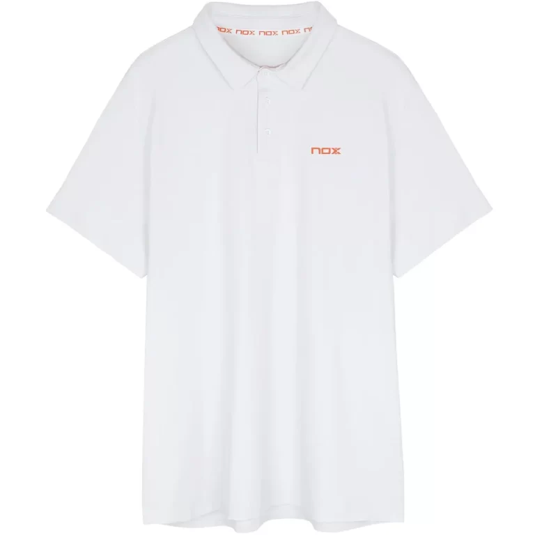 NOX Padel Polo Shirt Team Regular White 03