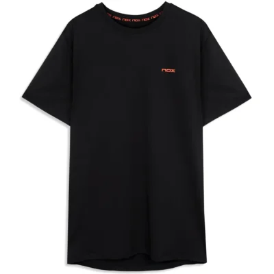 NOX Team Regular Men's Padel T-Shirt Black 05