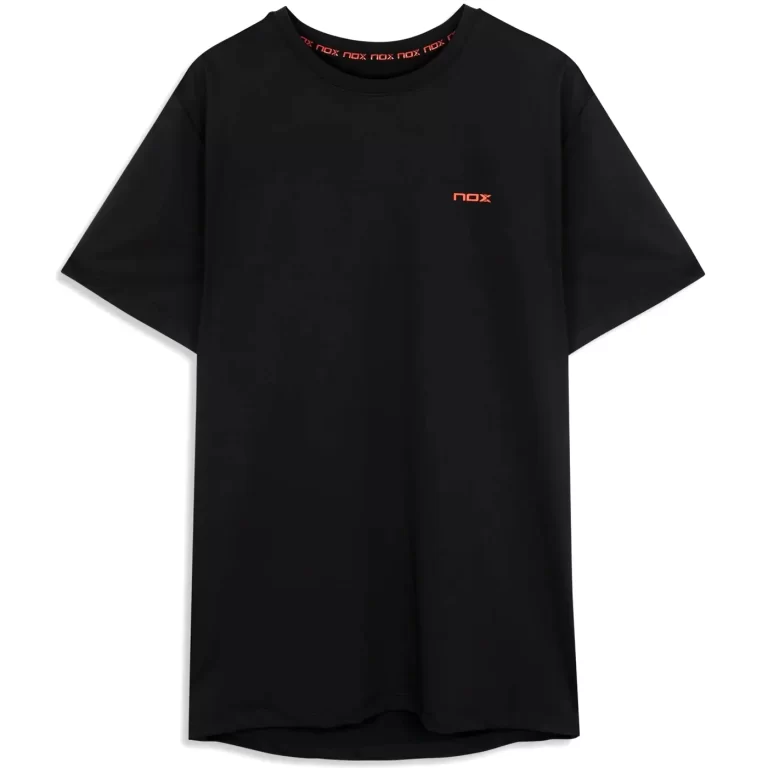NOX Team Regular Men's Padel T-Shirt Black 05