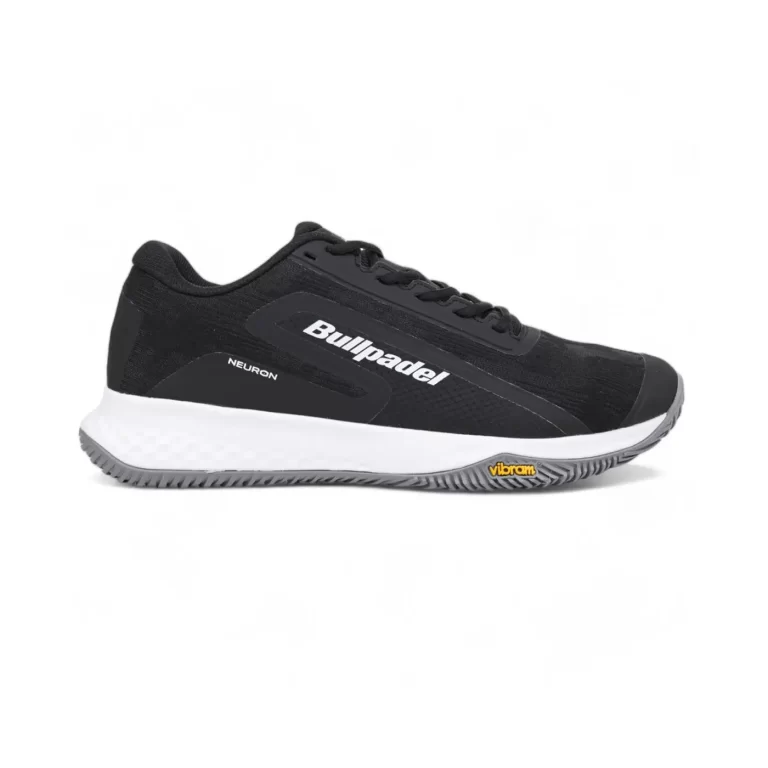 BULLPADEL Neuron Vibram 25v Black Padel Shoes 01