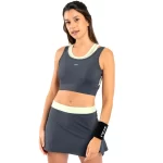 NOX PRO Women's Padel Sports Bra Charcoal 04