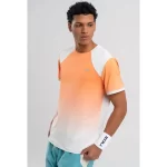 NOX Pro Padel T-Shirt Short Sleeve Mock Orange 02