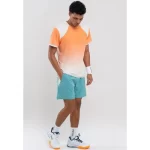 NOX Pro Padel T-Shirt Short Sleeve Mock Orange 06