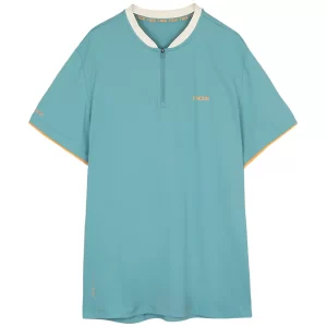 NOX Pro Polo Padel Shirt Short Sleeve Turquoise 01