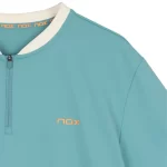 NOX Pro Polo Padel Shirt Short Sleeve Turquoise 03