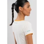 NOX Pro Women's Padel T-Shirt Short Sleeve Vanilla 05