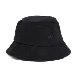 ADIDAS 3 Stripe Bucket Hat Black 01