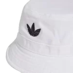 ADIDAS Adicolor Trefoil Bucket Hat White 02