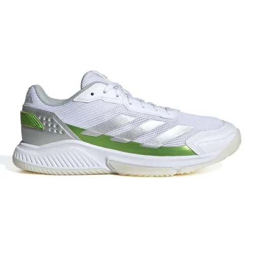 ADIDAS Courtquick Women's Padel Shoes White Lucid Lemon 01