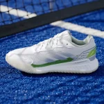 ADIDAS Courtquick Women's Padel Shoes White Lucid Lemon 06