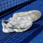 ADIDAS Courtquick Women's Padel Shoes White Lucid Lemon 07