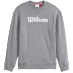 WILSON Padel Parkside Crew Neck Sweatshirt Grey 01