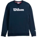 WILSON Padel Parkside Crew Neck Sweatshirt Navy 01
