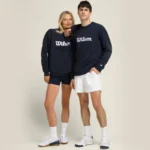 WILSON Padel Parkside Crew Neck Sweatshirt Navy 02