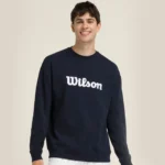 WILSON Padel Parkside Crew Neck Sweatshirt Navy 03