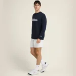WILSON Padel Parkside Crew Neck Sweatshirt Navy 08
