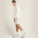WILSON Padel Parkside Crew Neck Sweatshirt Sandrift 04