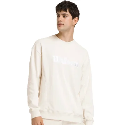 WILSON Padel Parkside Crew Neck Sweatshirt Sandrift