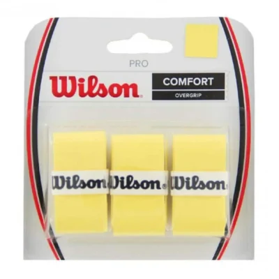 WILSON Padel Pro Perforated Overgrip Yellow 3 Pack